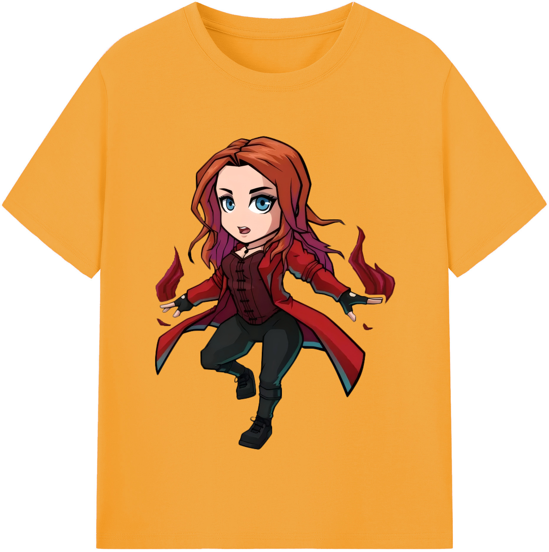 （画像用） アベンジャーズ The Avengers レディースカジュアルプリントTシャツ（綿100％）
