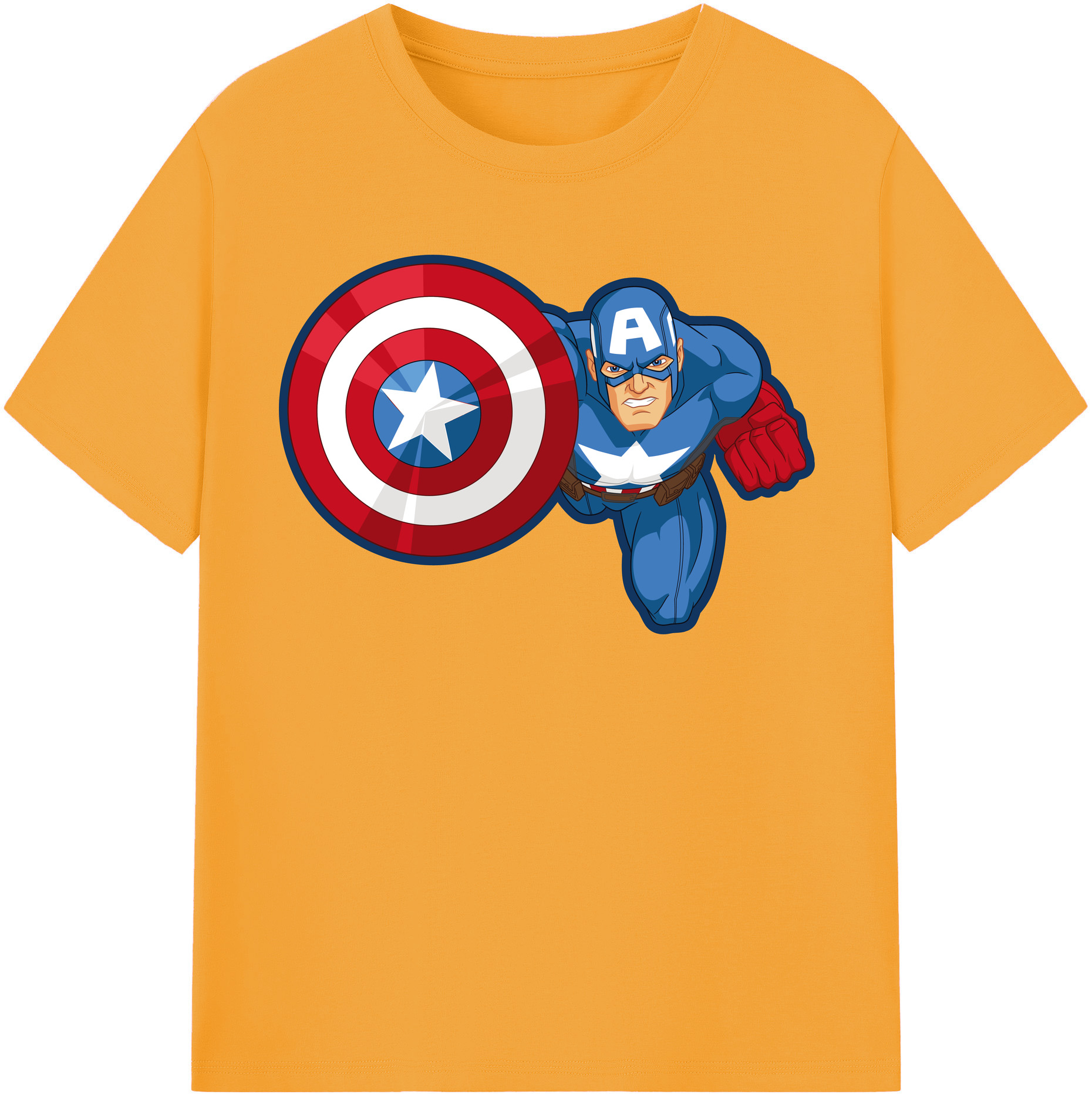 （画像用） アベンジャーズ The Avengers レディースカジュアルプリントTシャツ（綿100％）