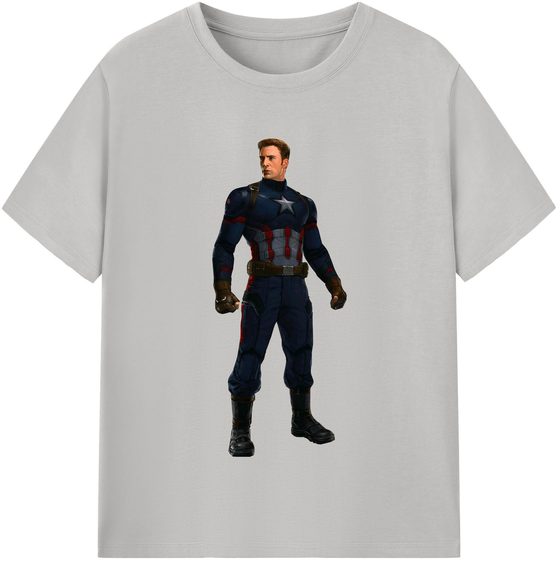 （画像用） アベンジャーズ The Avengers レディースカジュアルプリントTシャツ（綿100％）