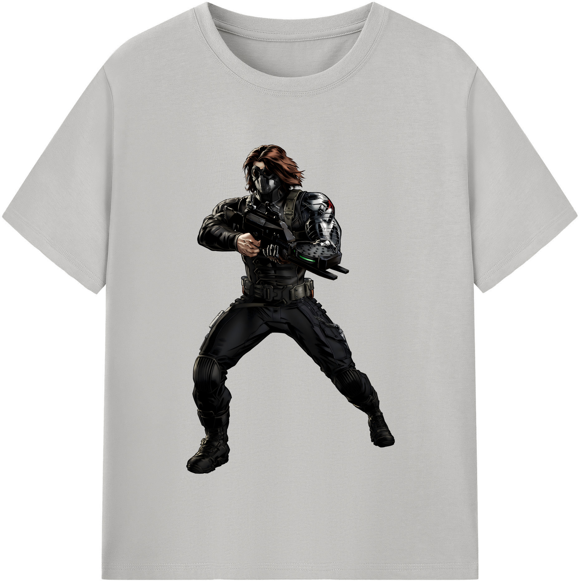 （画像用） アベンジャーズ The Avengers レディースカジュアルプリントTシャツ（綿100％）