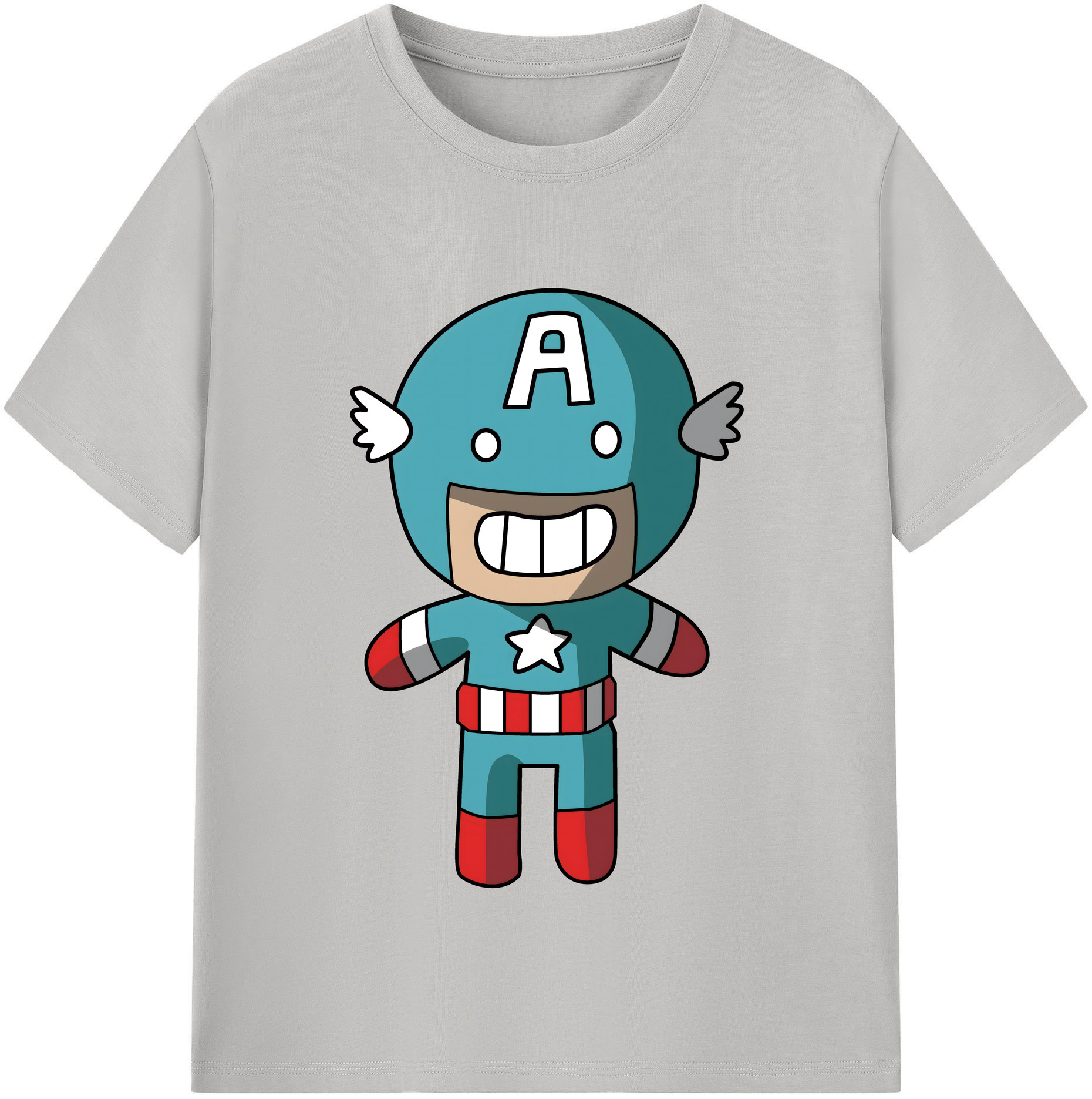 （画像用） アベンジャーズ The Avengers レディースカジュアルプリントTシャツ（綿100％）