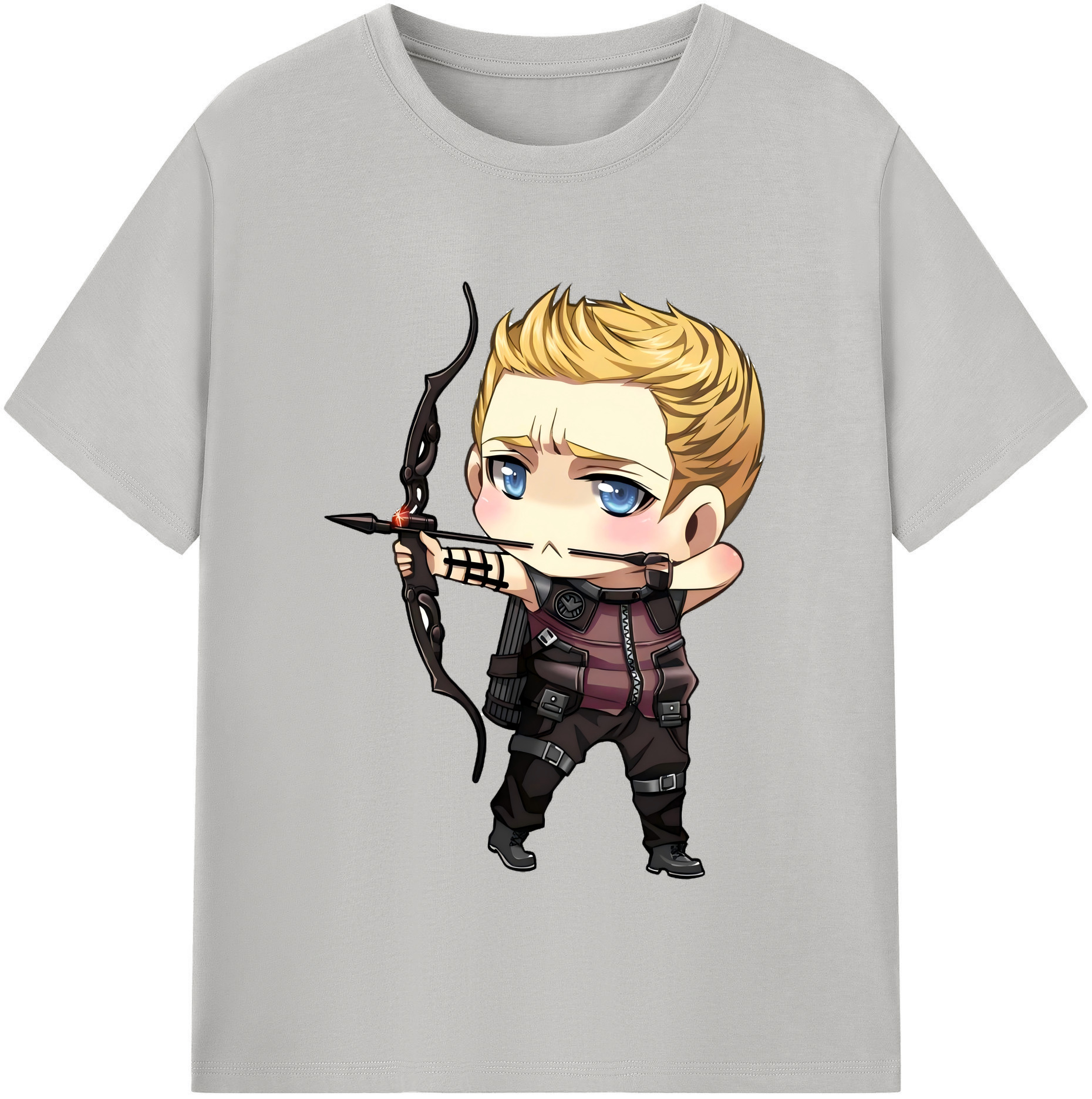 （画像用） アベンジャーズ The Avengers レディースカジュアルプリントTシャツ（綿100％）