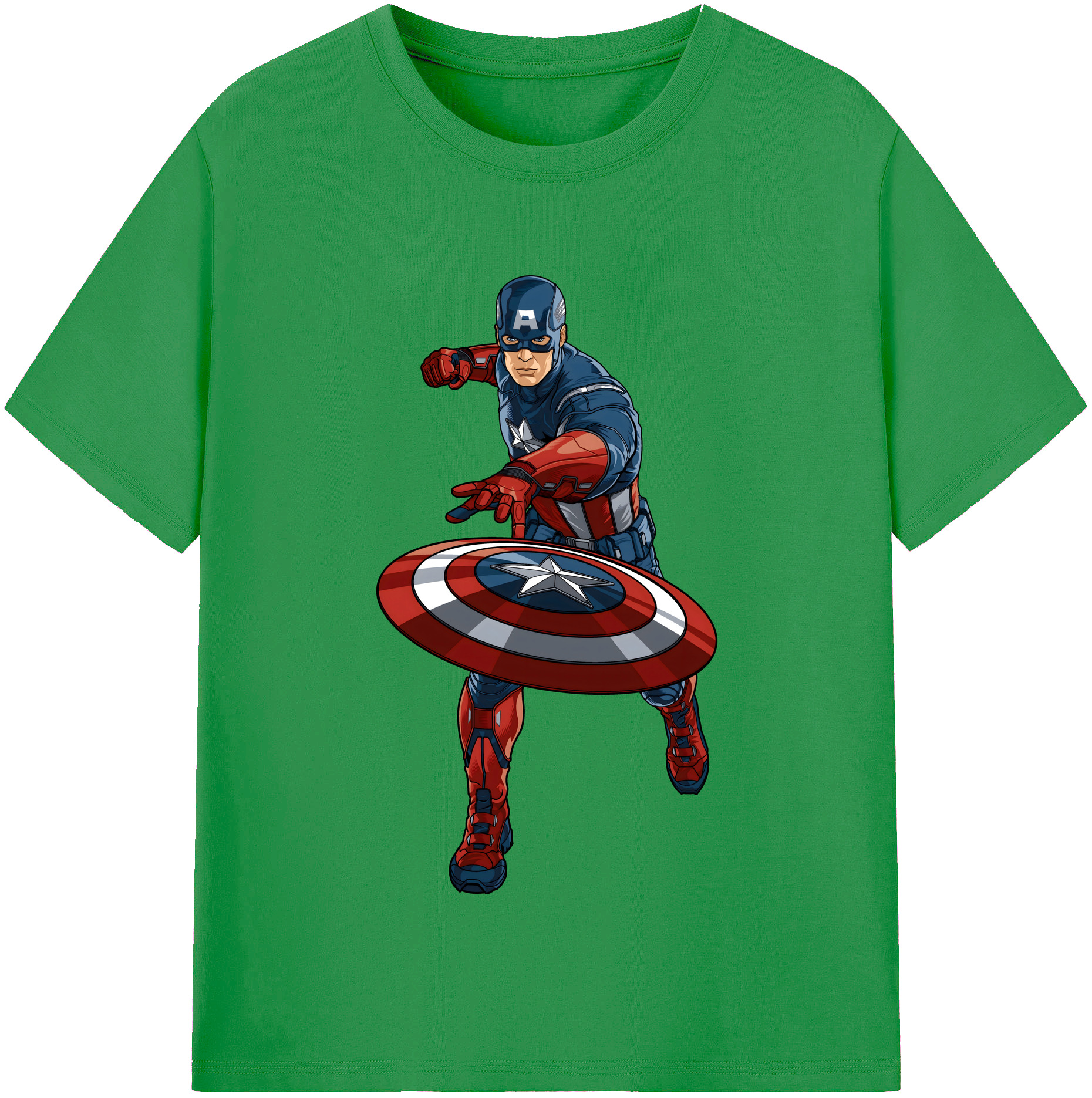 （画像用） アベンジャーズ The Avengers レディースカジュアルプリントTシャツ（綿100％）