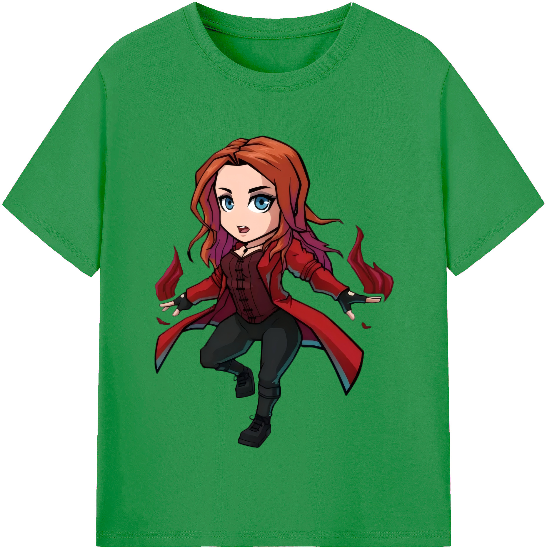 （画像用） アベンジャーズ The Avengers レディースカジュアルプリントTシャツ（綿100％）