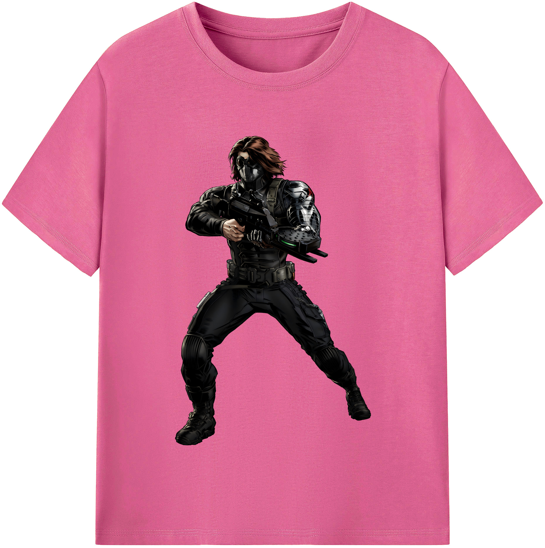 （画像用） アベンジャーズ The Avengers レディースカジュアルプリントTシャツ（綿100％）