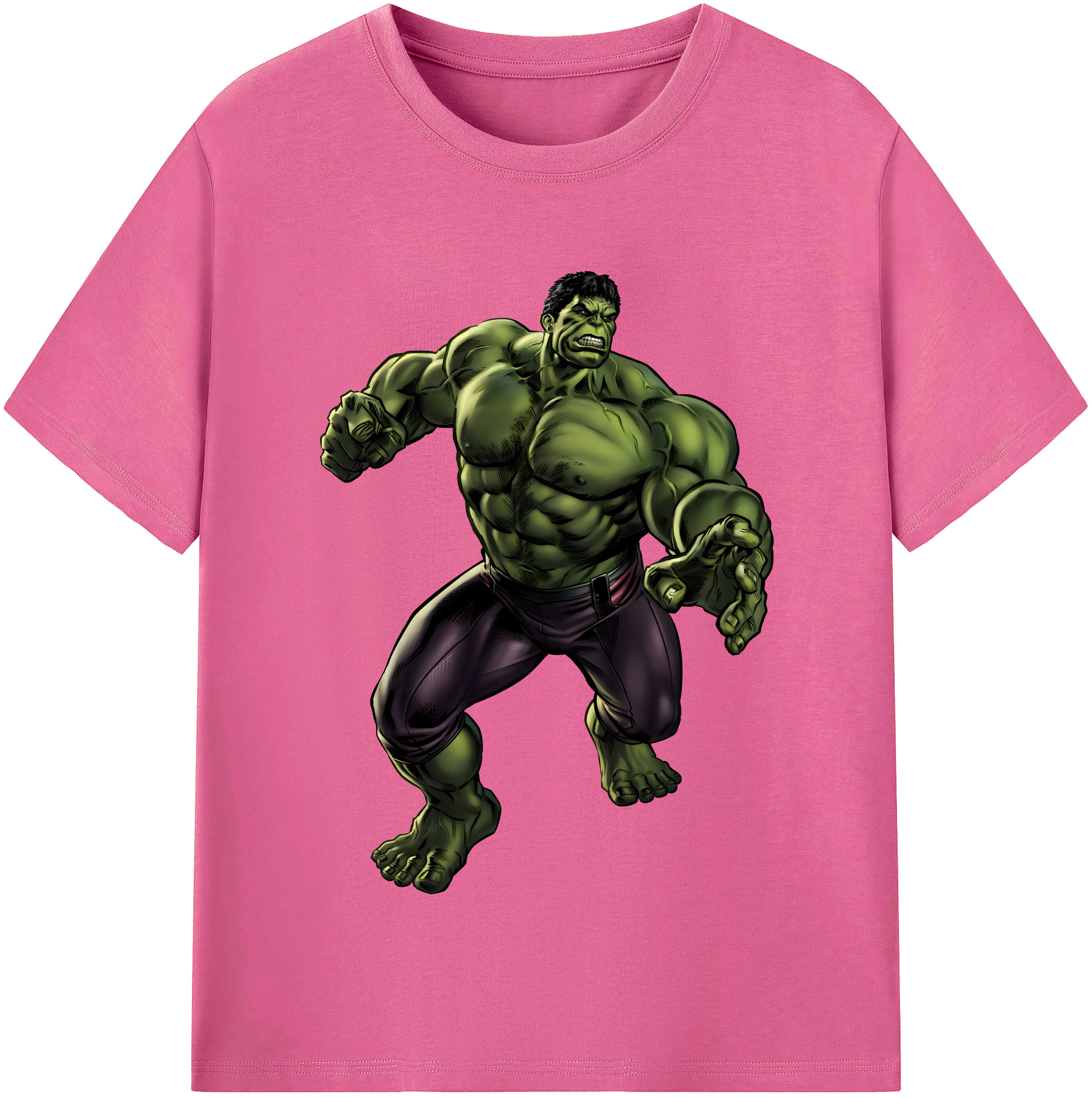 （画像用） アベンジャーズ The Avengers レディースカジュアルプリントTシャツ（綿100％）