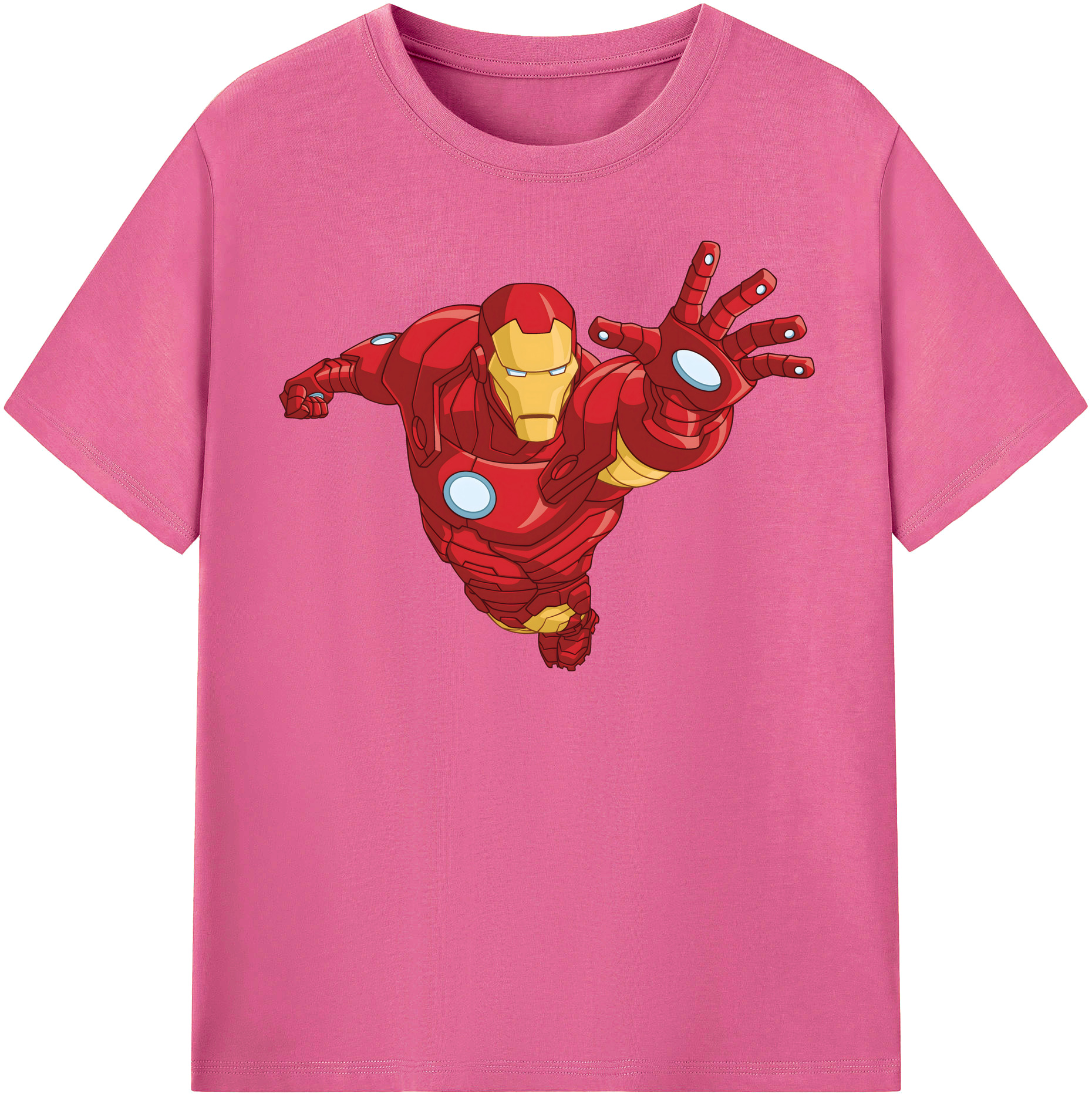 （画像用） アベンジャーズ The Avengers レディースカジュアルプリントTシャツ（綿100％）