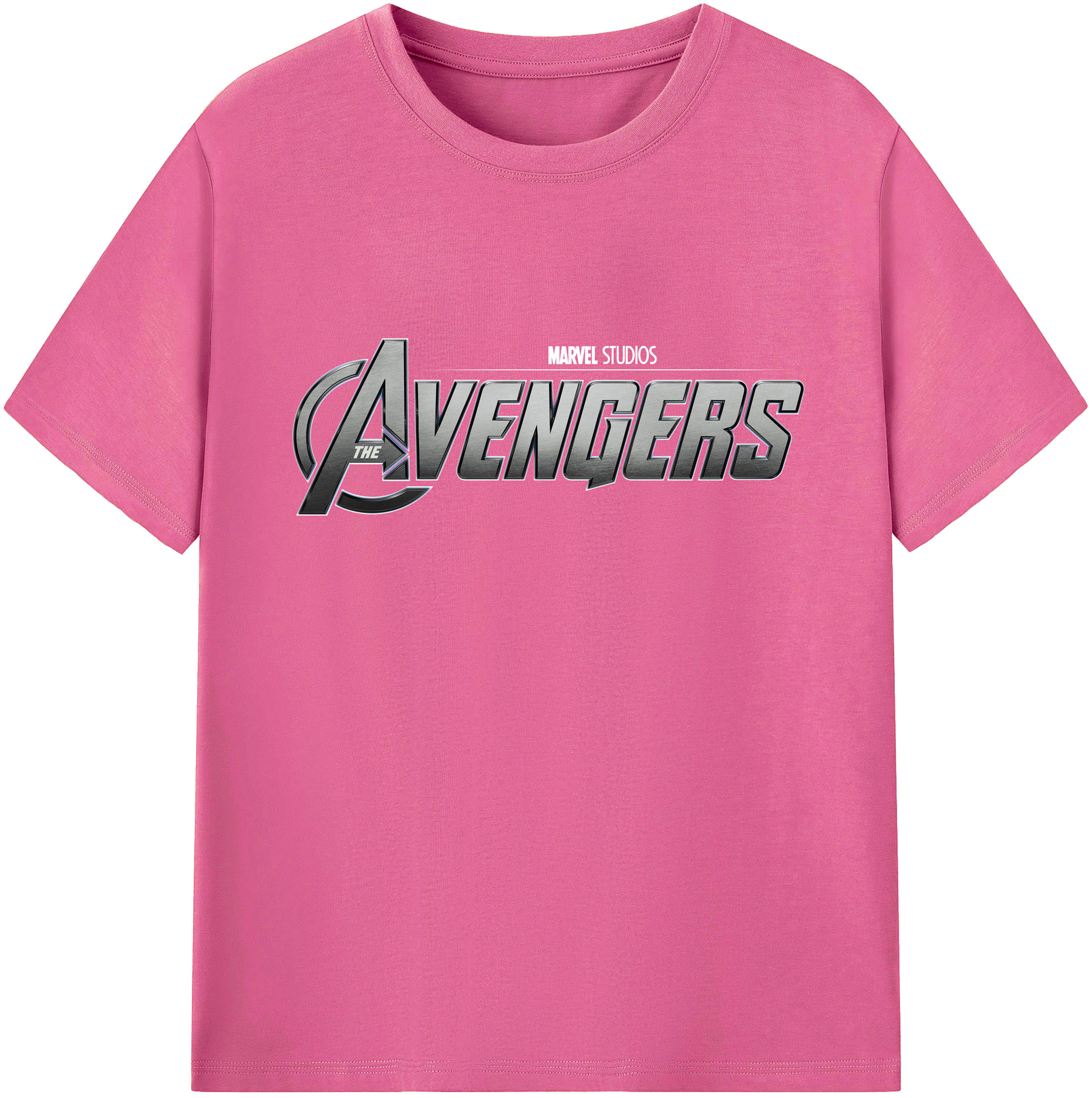 （画像用） アベンジャーズ The Avengers レディースカジュアルプリントTシャツ（綿100％）