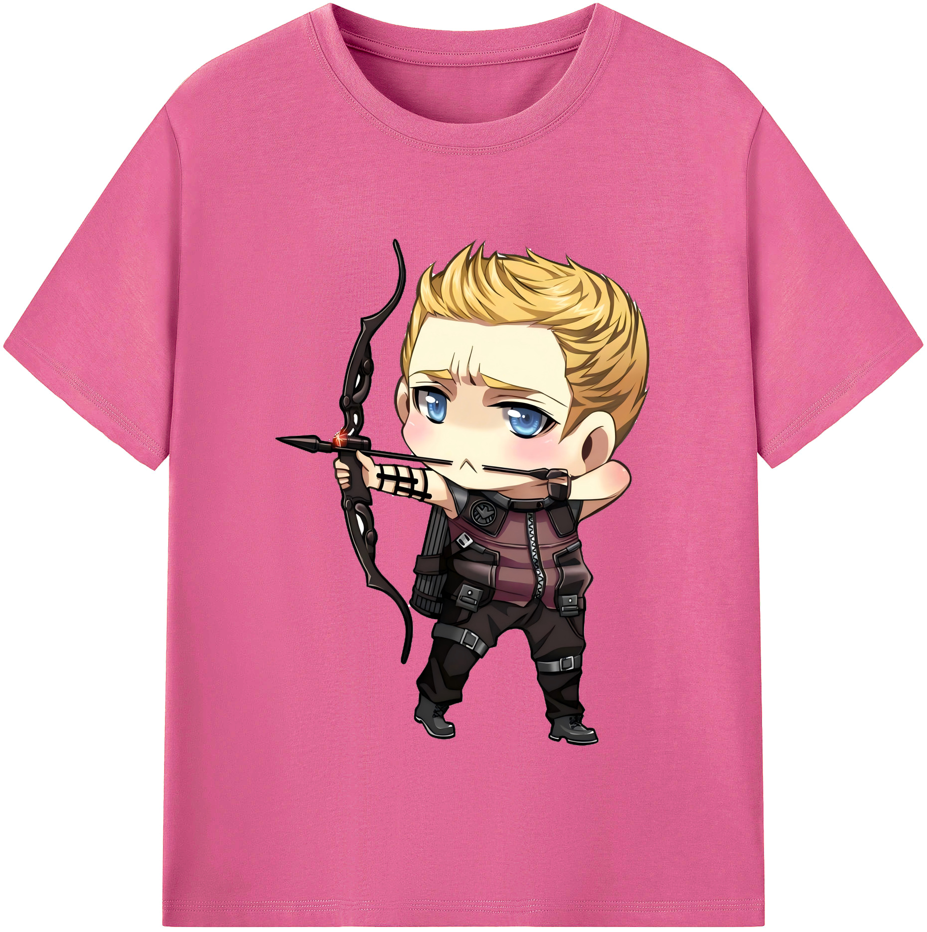 （画像用） アベンジャーズ The Avengers レディースカジュアルプリントTシャツ（綿100％）