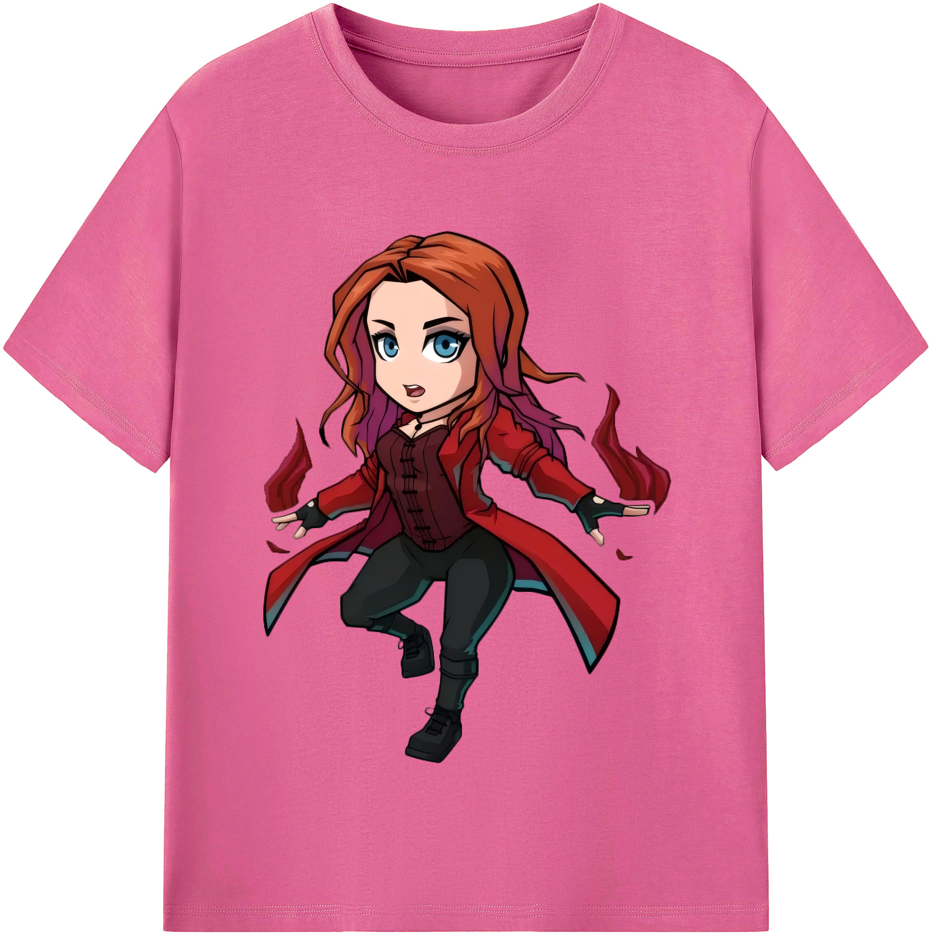 （画像用） アベンジャーズ The Avengers レディースカジュアルプリントTシャツ（綿100％）