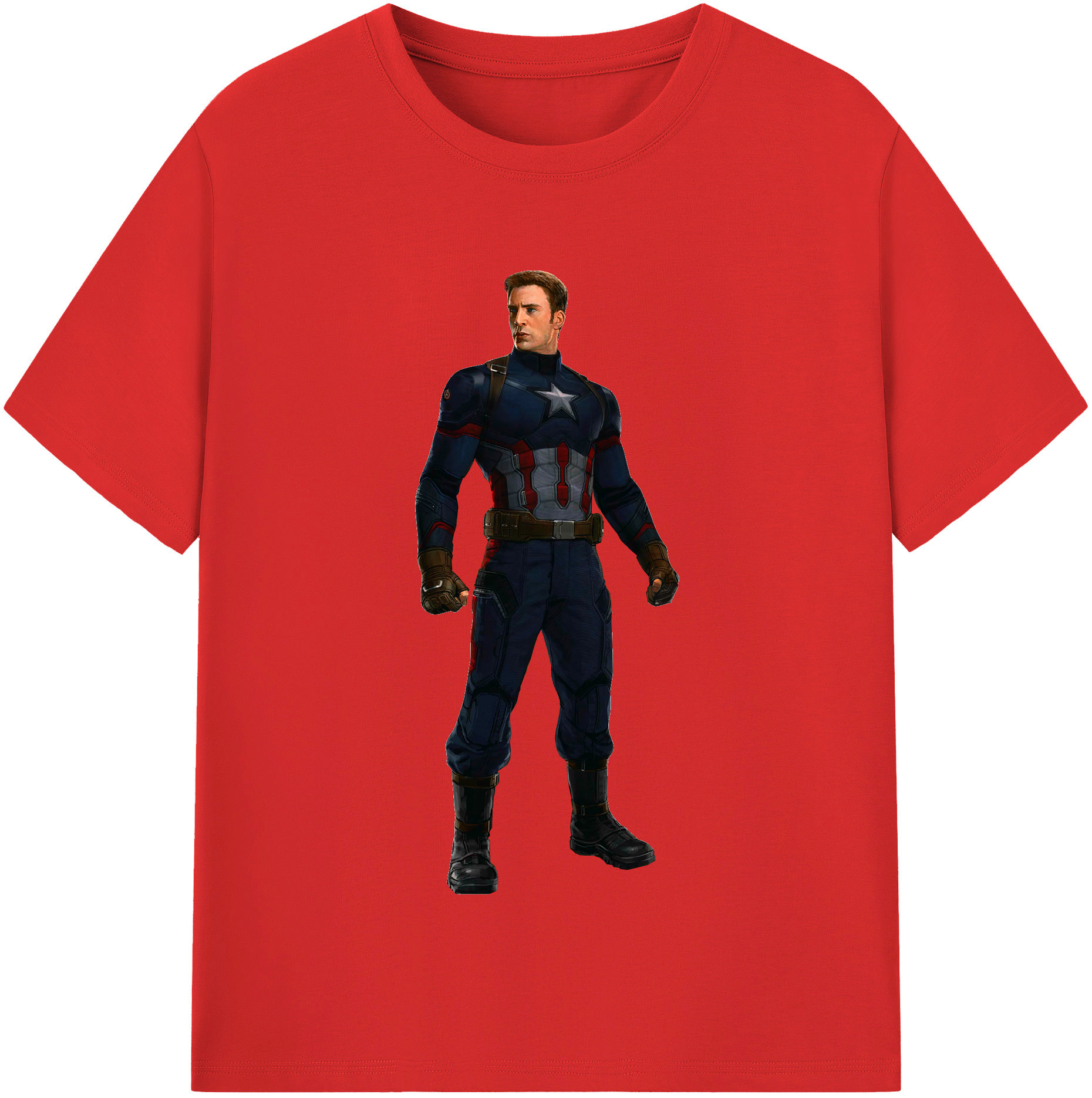 （画像用） アベンジャーズ The Avengers レディースカジュアルプリントTシャツ（綿100％）