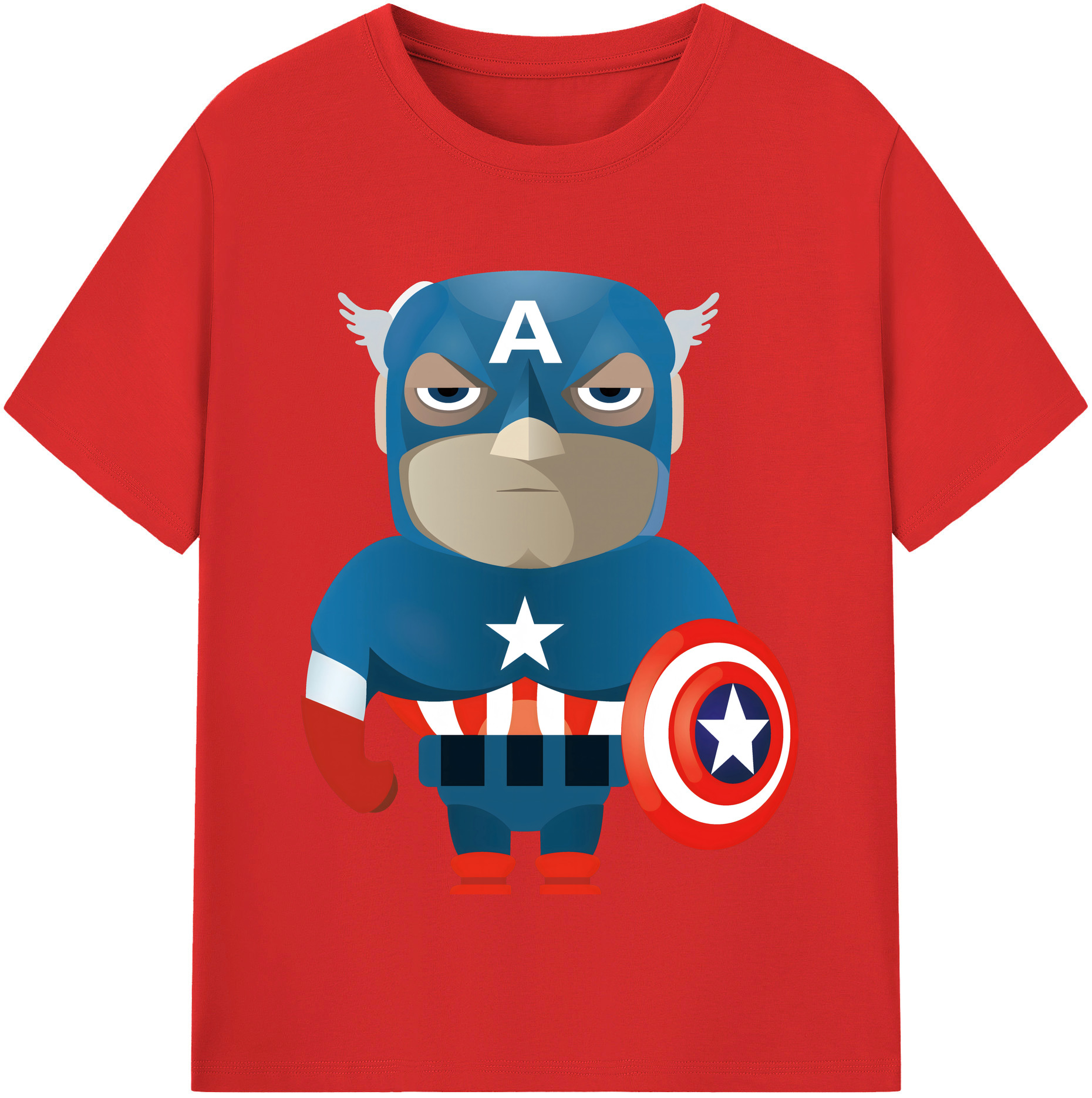 （画像用） アベンジャーズ The Avengers レディースカジュアルプリントTシャツ（綿100％）