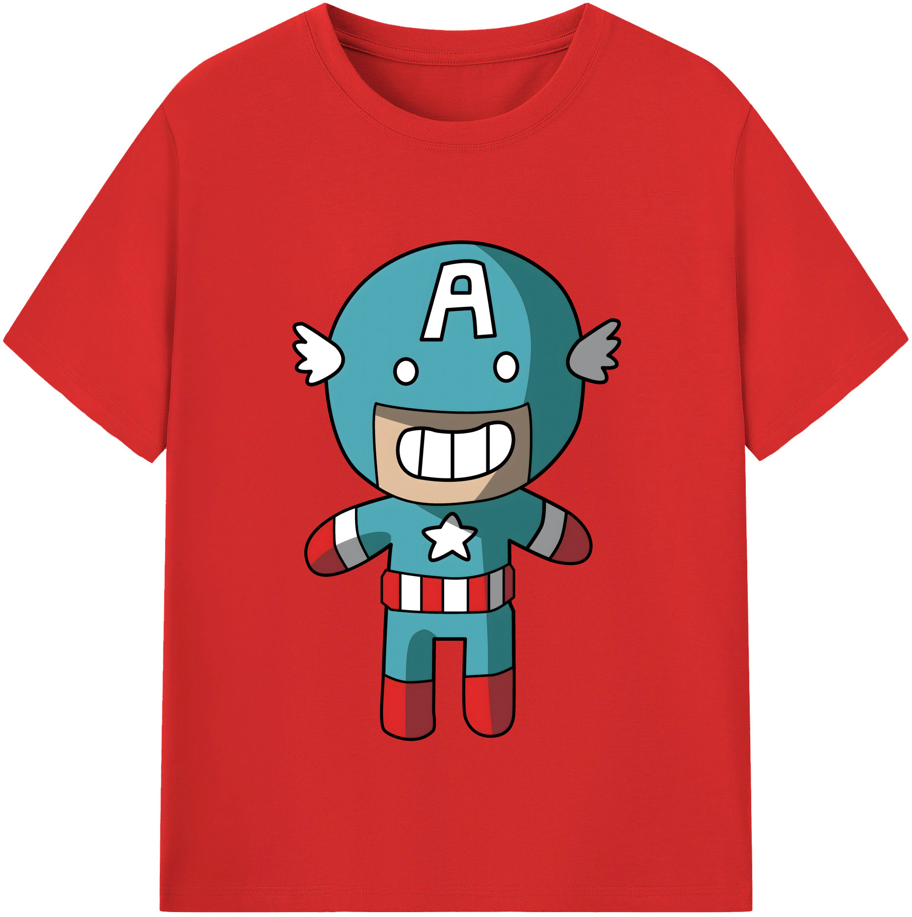 （画像用） アベンジャーズ The Avengers レディースカジュアルプリントTシャツ（綿100％）