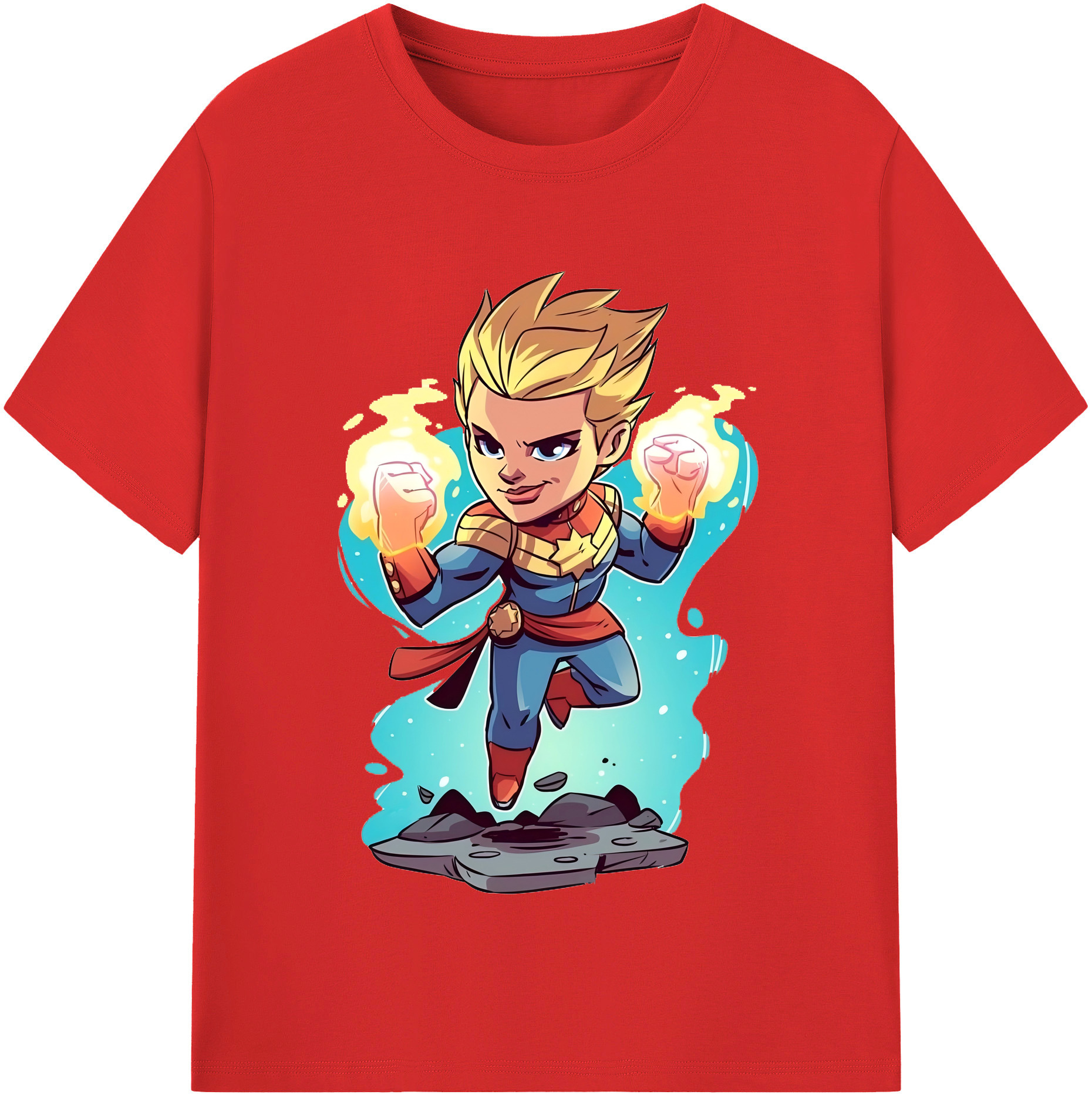 （画像用） アベンジャーズ The Avengers レディースカジュアルプリントTシャツ（綿100％）