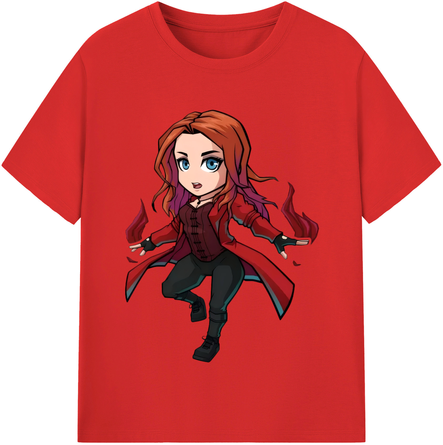 （画像用） アベンジャーズ The Avengers レディースカジュアルプリントTシャツ（綿100％）