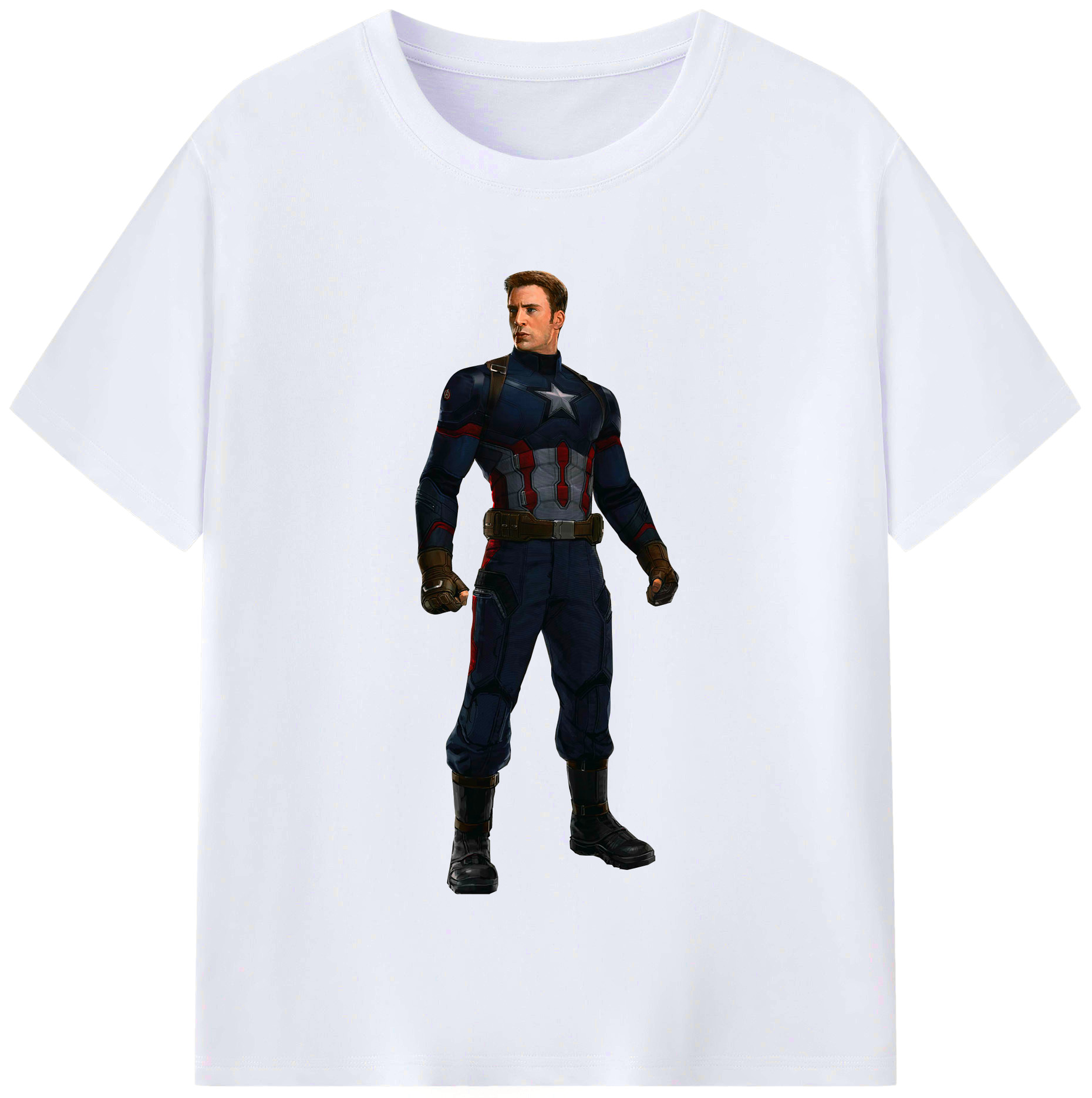 （画像用） アベンジャーズ The Avengers レディースカジュアルプリントTシャツ（綿100％）
