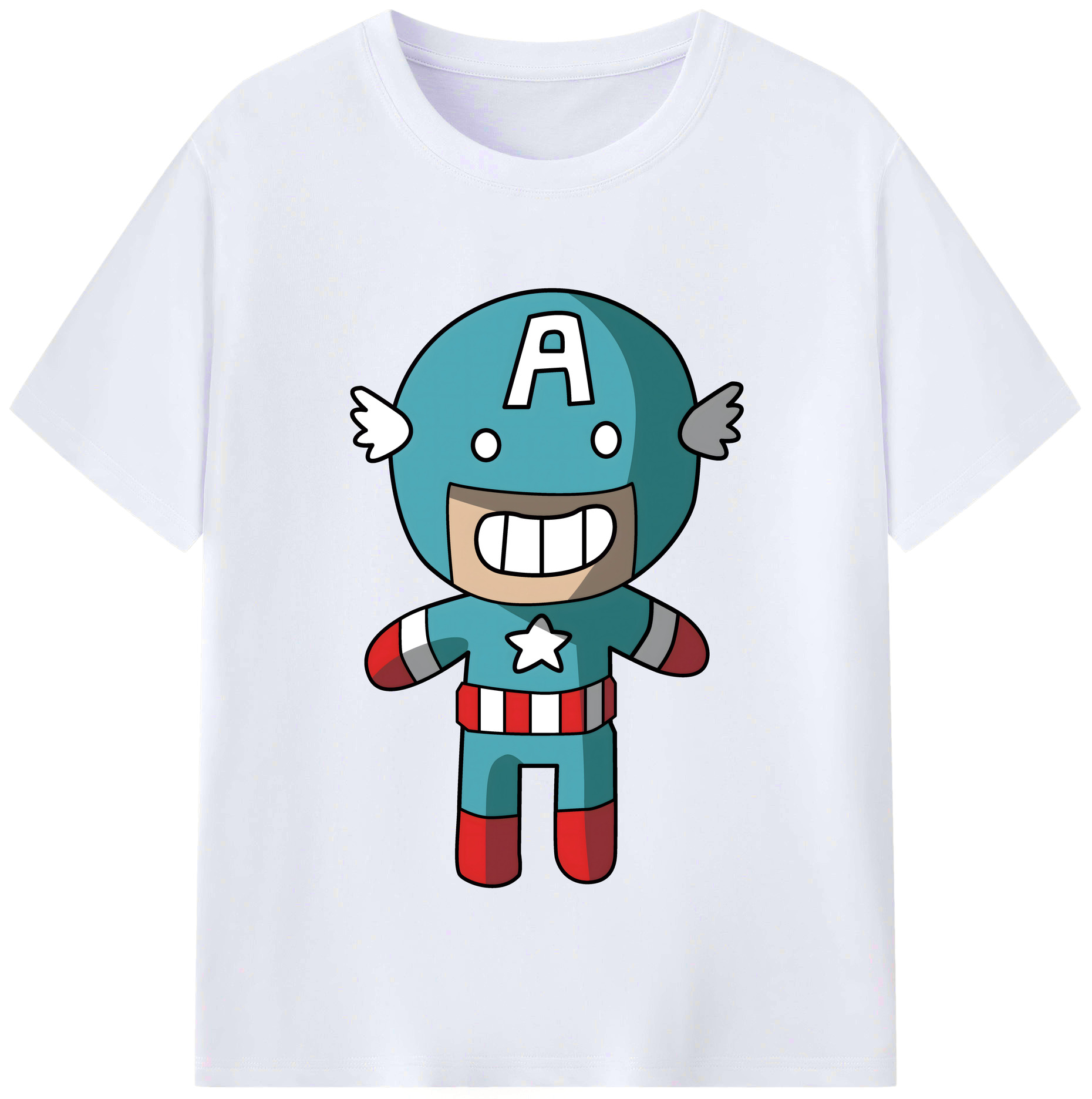 （画像用） アベンジャーズ The Avengers レディースカジュアルプリントTシャツ（綿100％）
