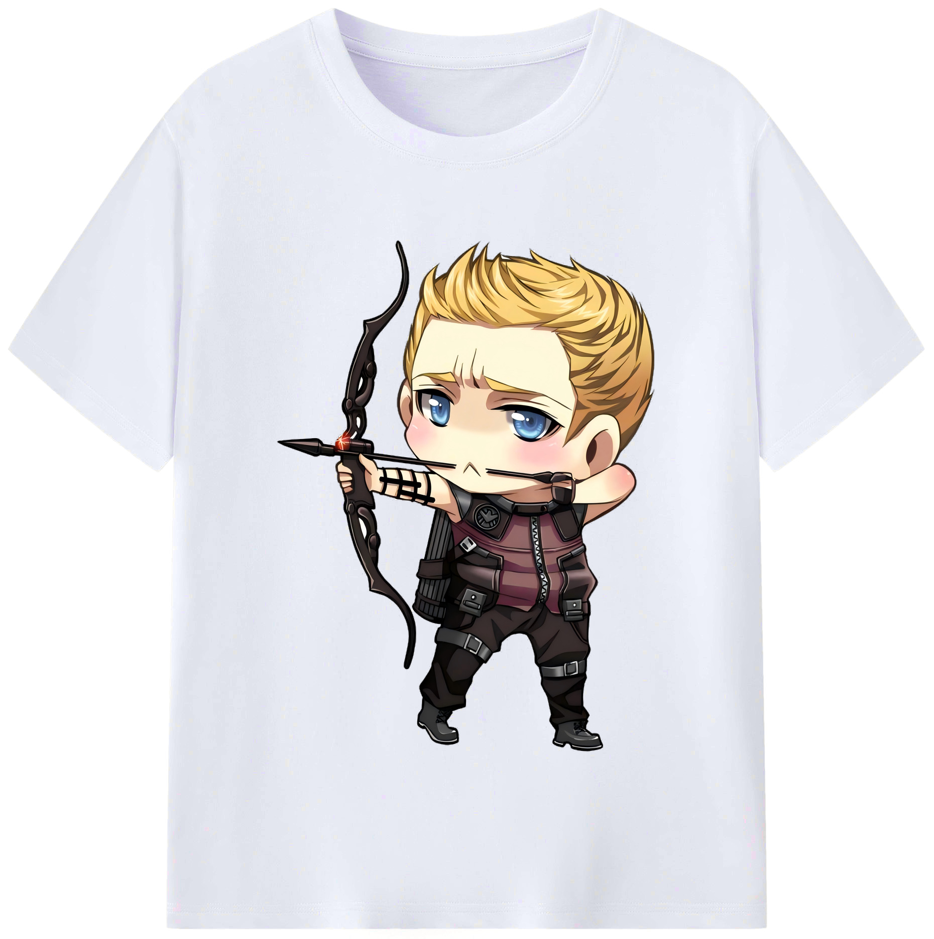 （画像用） アベンジャーズ The Avengers レディースカジュアルプリントTシャツ（綿100％）