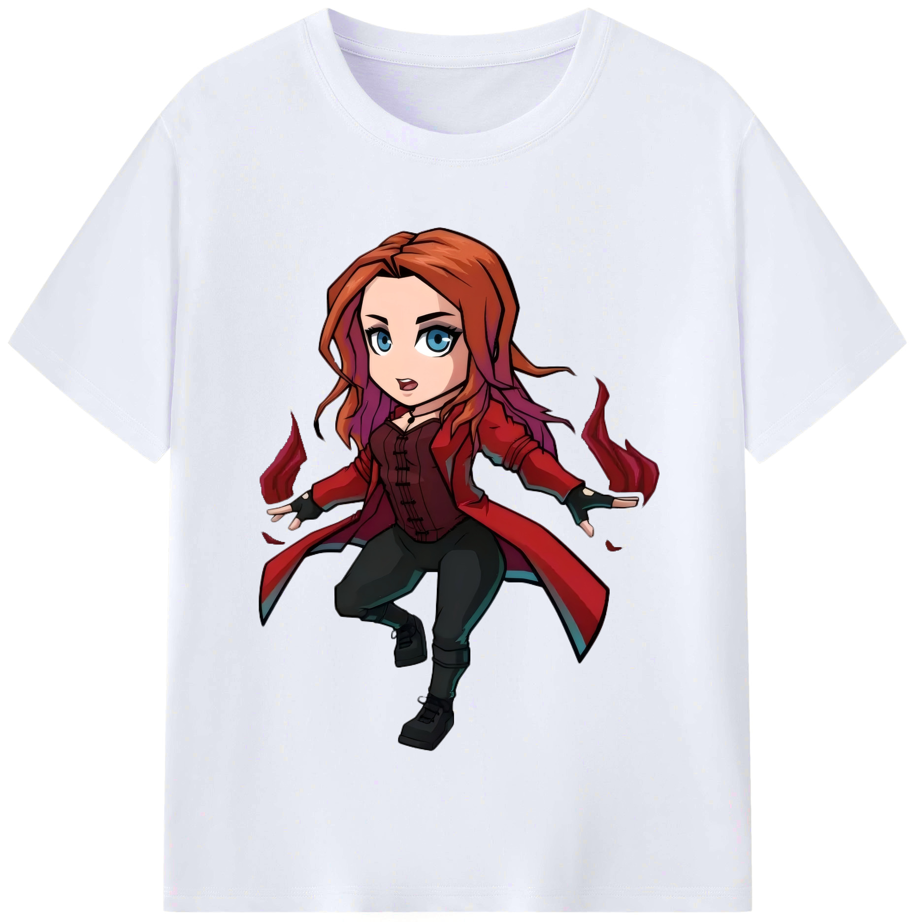 （画像用） アベンジャーズ The Avengers レディースカジュアルプリントTシャツ（綿100％）
