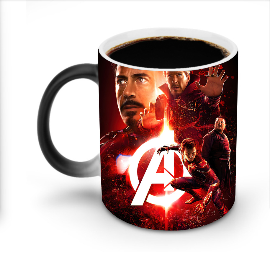（画像用） アベンジャーズ The Avengers 温度変色マグカップ