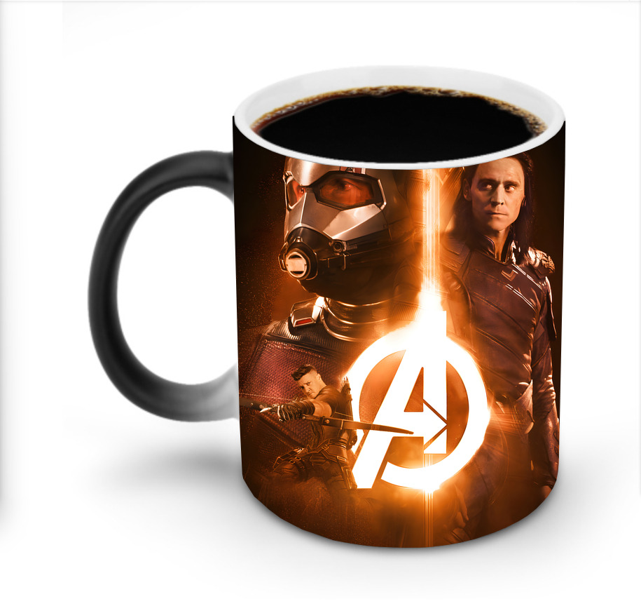（画像用） アベンジャーズ The Avengers 温度変色マグカップ