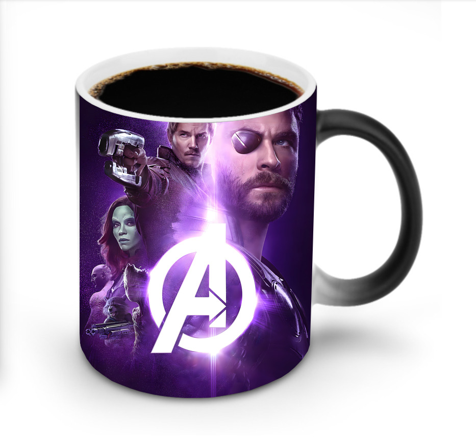 （画像用） アベンジャーズ The Avengers 温度変色マグカップ