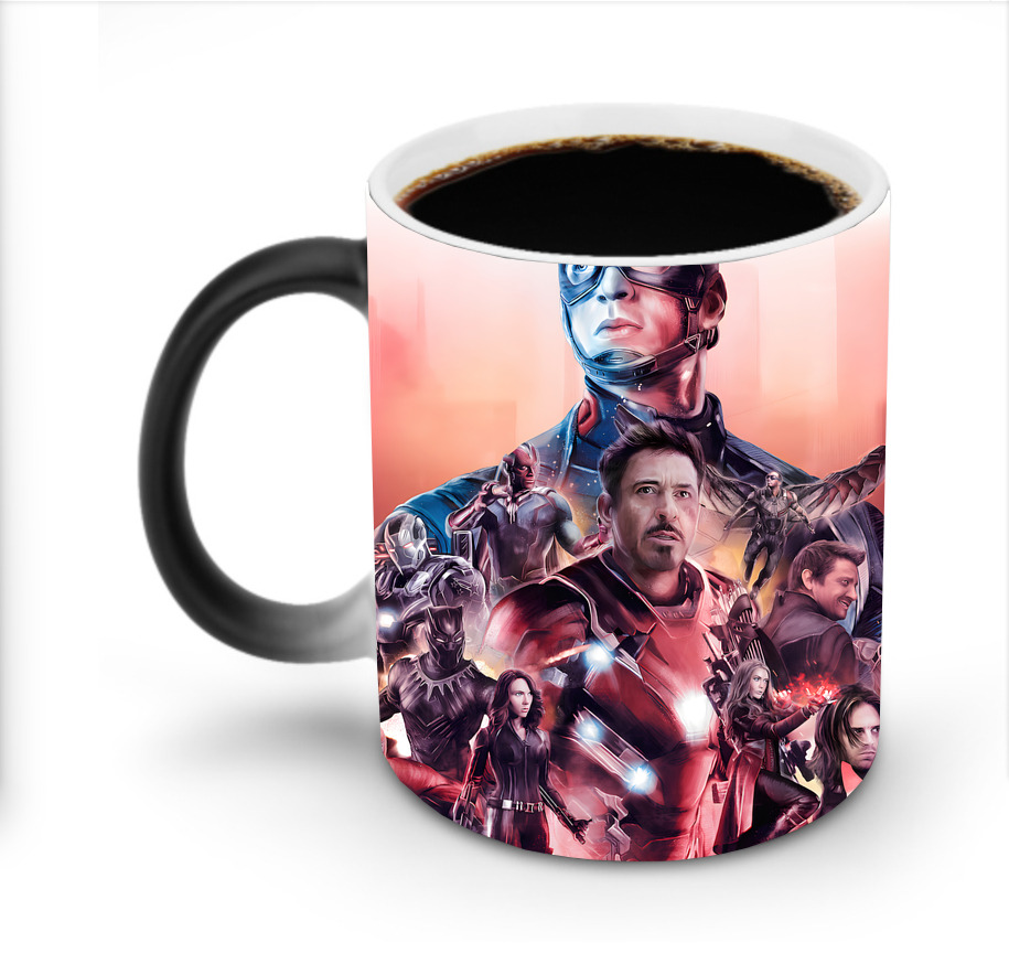 （画像用） アベンジャーズ The Avengers 温度変色マグカップ