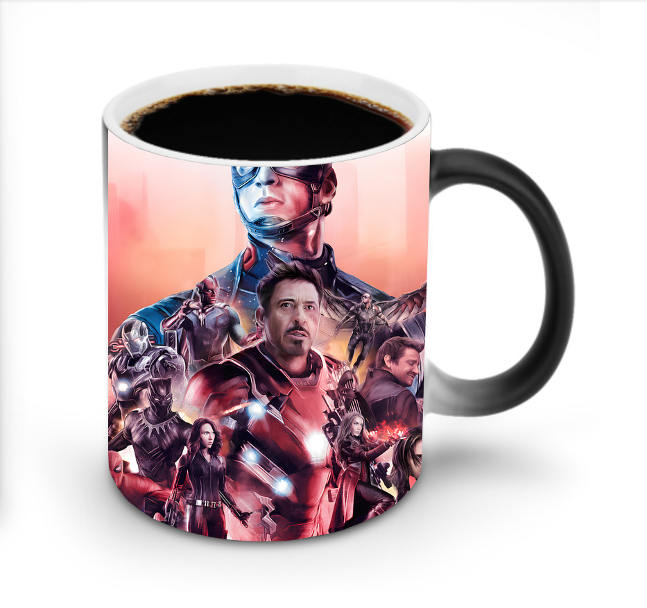 （画像用） アベンジャーズ The Avengers 温度変色マグカップ