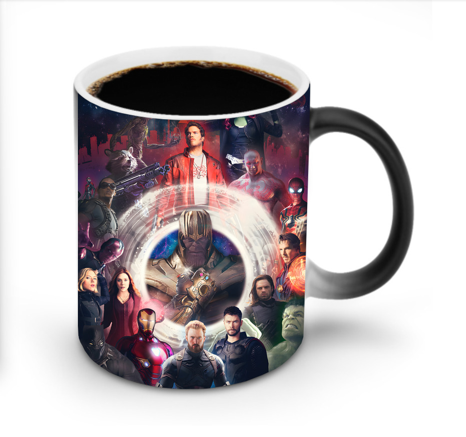 （画像用） アベンジャーズ The Avengers 温度変色マグカップ