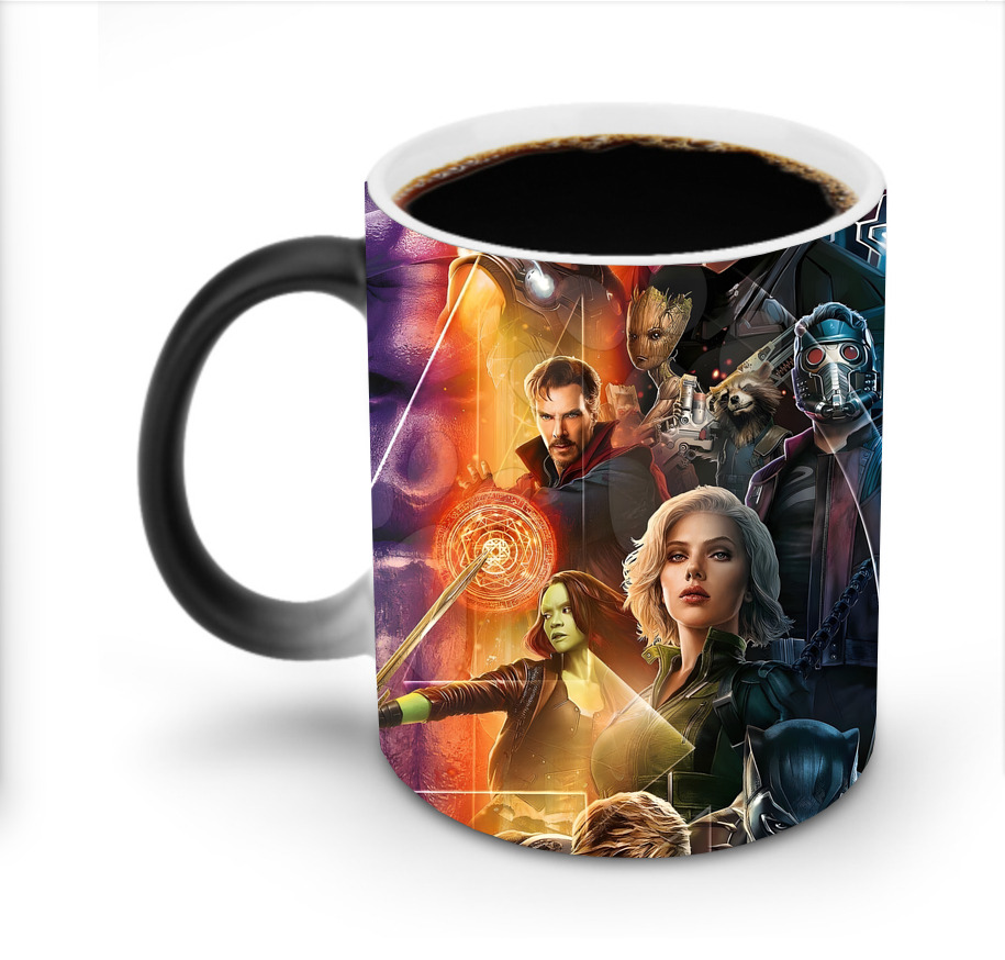 （画像用） アベンジャーズ The Avengers 温度変色マグカップ