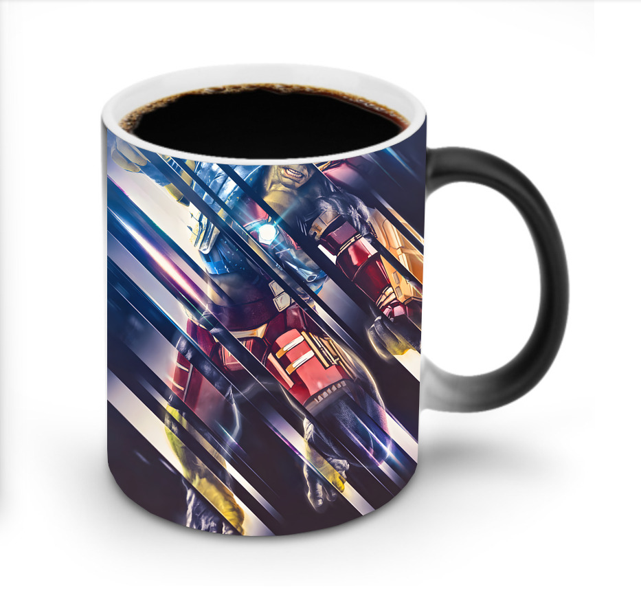 （画像用） アベンジャーズ The Avengers 温度変色マグカップ
