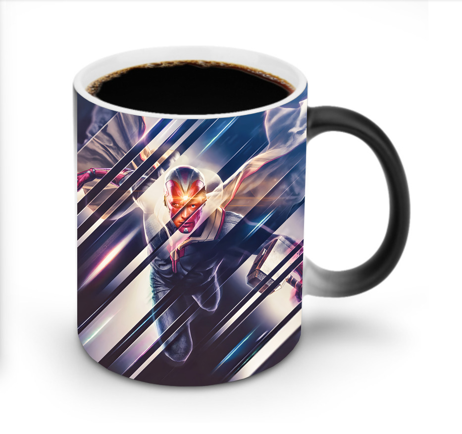 （画像用） アベンジャーズ The Avengers 温度変色マグカップ