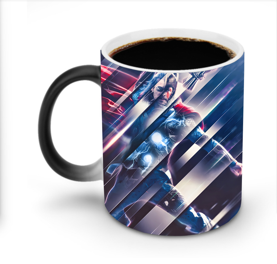 （画像用） アベンジャーズ The Avengers 温度変色マグカップ