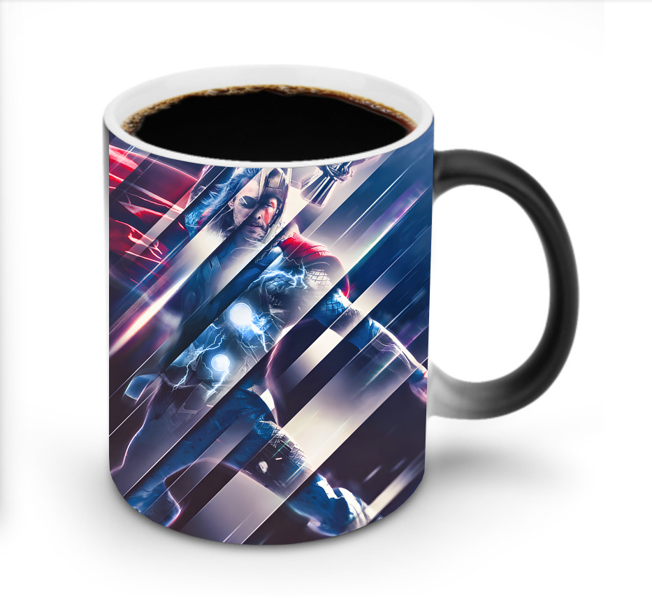 （画像用） アベンジャーズ The Avengers 温度変色マグカップ