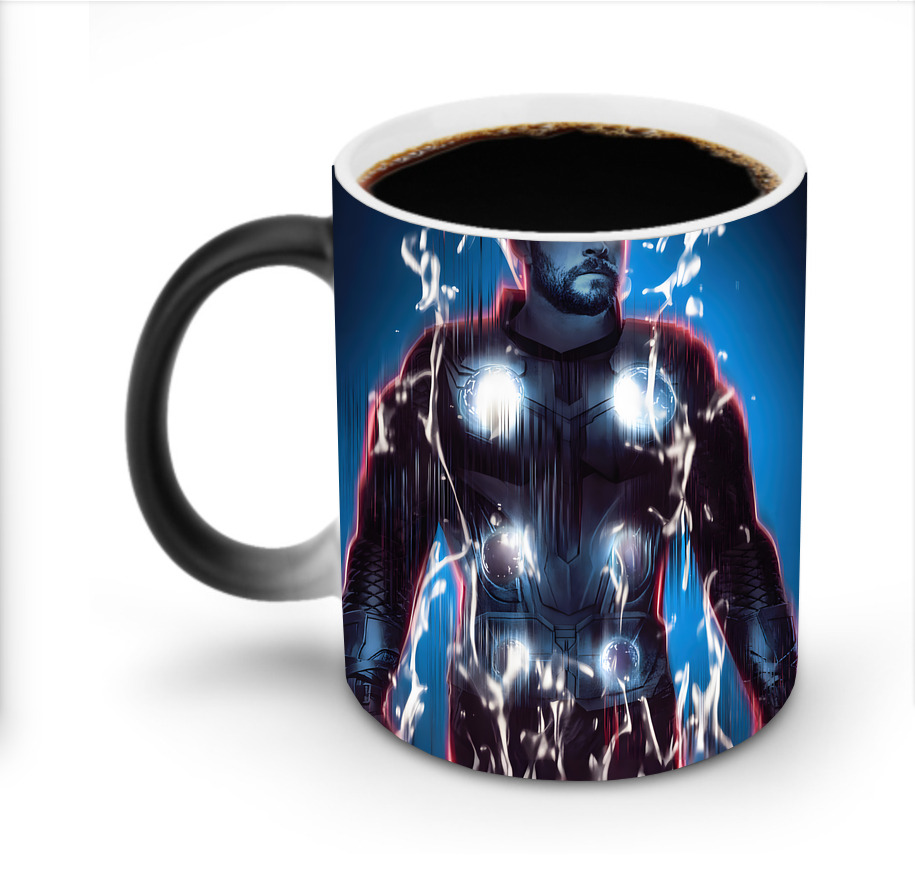 （画像用） アベンジャーズ The Avengers 温度変色マグカップ