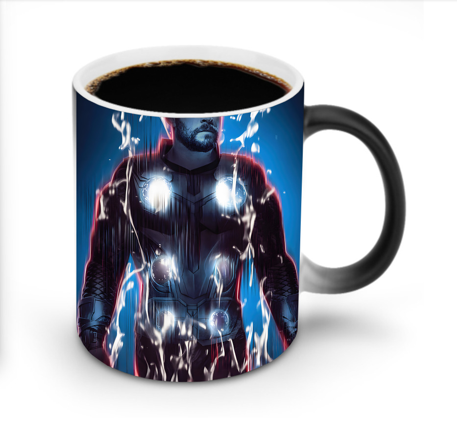 （画像用） アベンジャーズ The Avengers 温度変色マグカップ