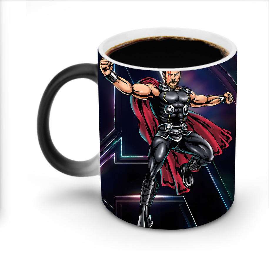 （画像用） アベンジャーズ The Avengers 温度変色マグカップ