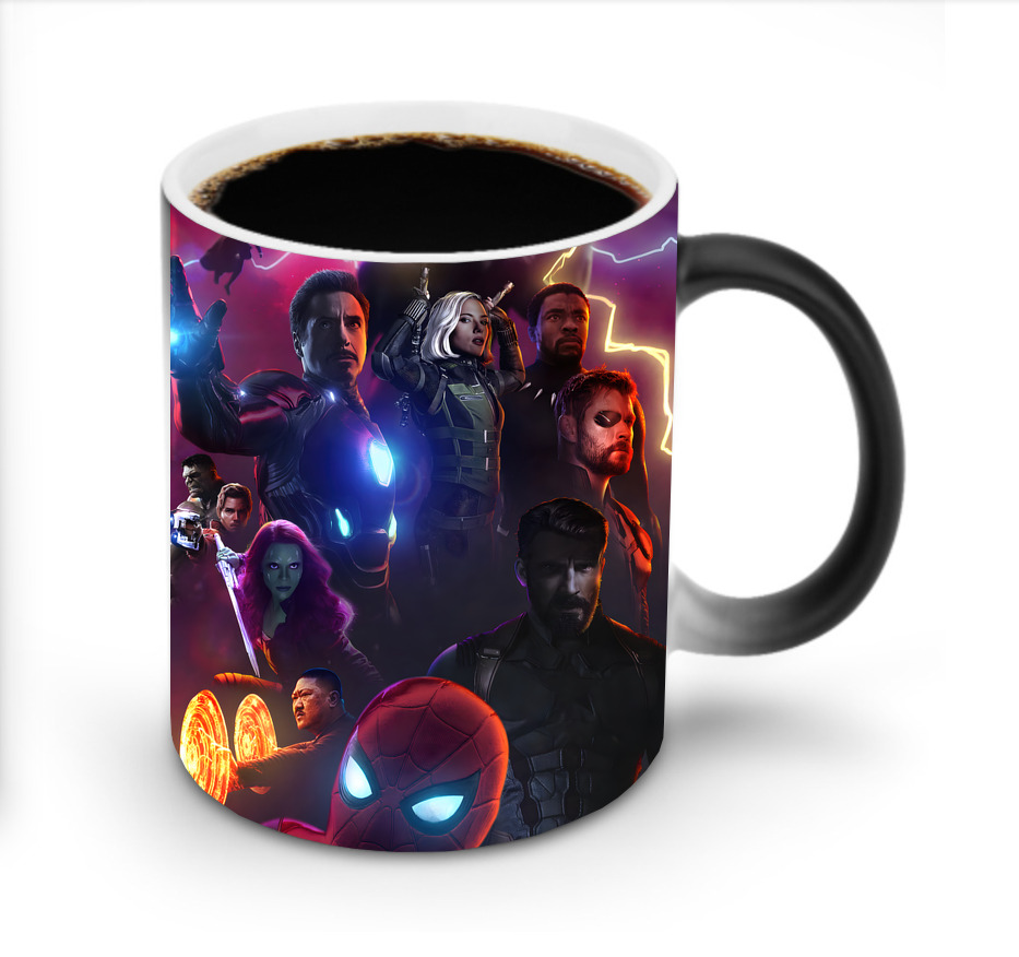 （画像用） アベンジャーズ The Avengers 温度変色マグカップ