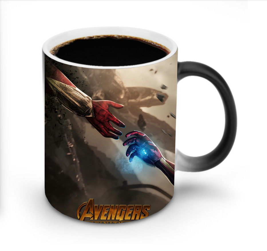 （画像用） アベンジャーズ The Avengers 温度変色マグカップ