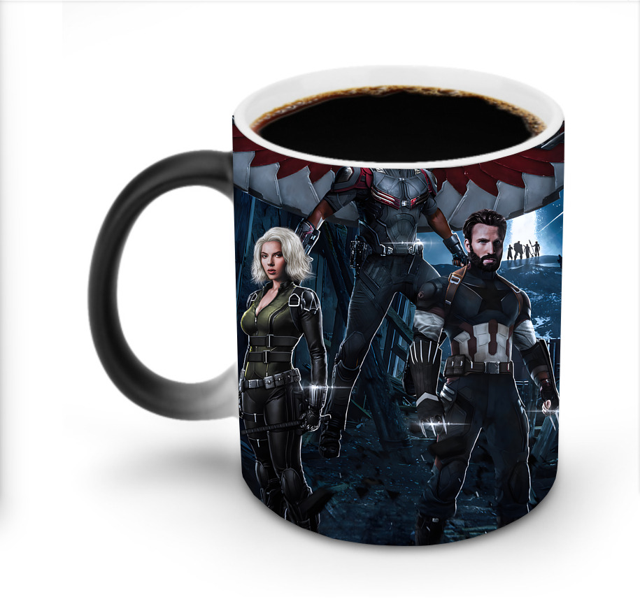 （画像用） アベンジャーズ The Avengers 温度変色マグカップ