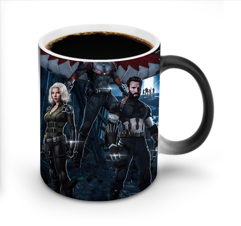 （画像用） アベンジャーズ The Avengers 温度変色マグカップ
