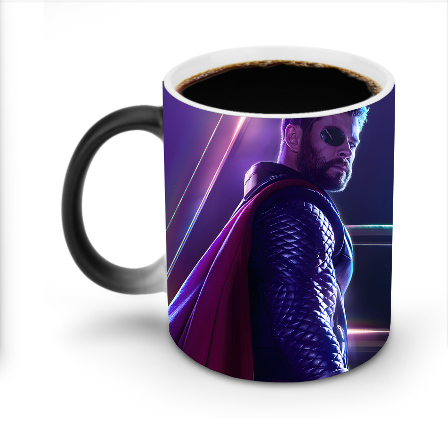 （画像用） アベンジャーズ The Avengers 温度変色マグカップ
