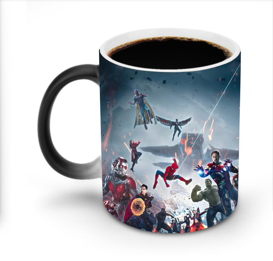 （画像用） アベンジャーズ The Avengers 温度変色マグカップ