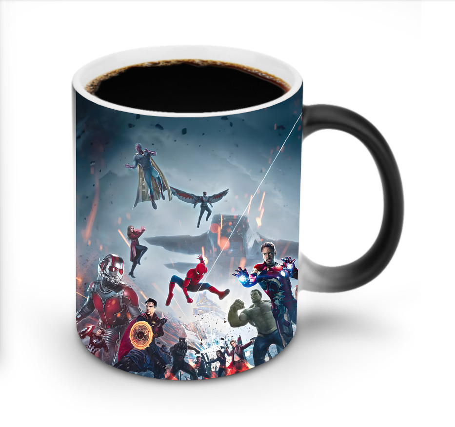 （画像用） アベンジャーズ The Avengers 温度変色マグカップ