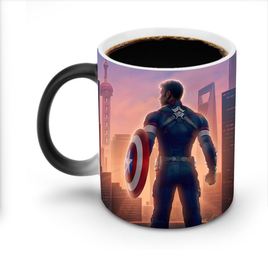 （画像用） アベンジャーズ The Avengers 温度変色マグカップ