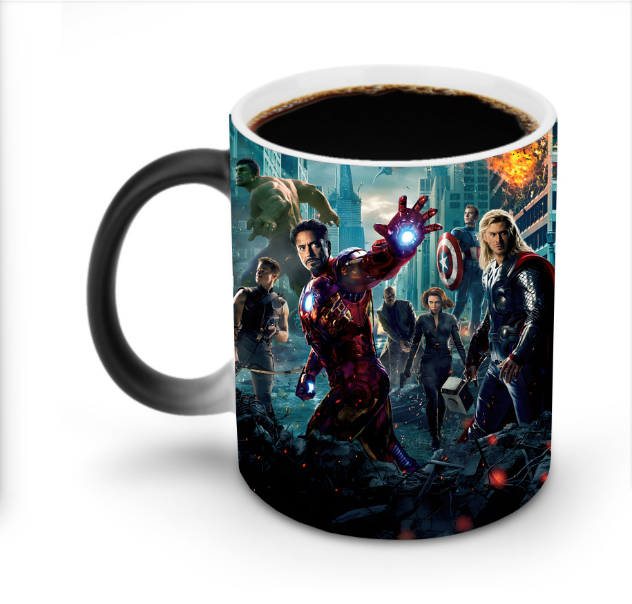 （画像用） アベンジャーズ The Avengers 温度変色マグカップ