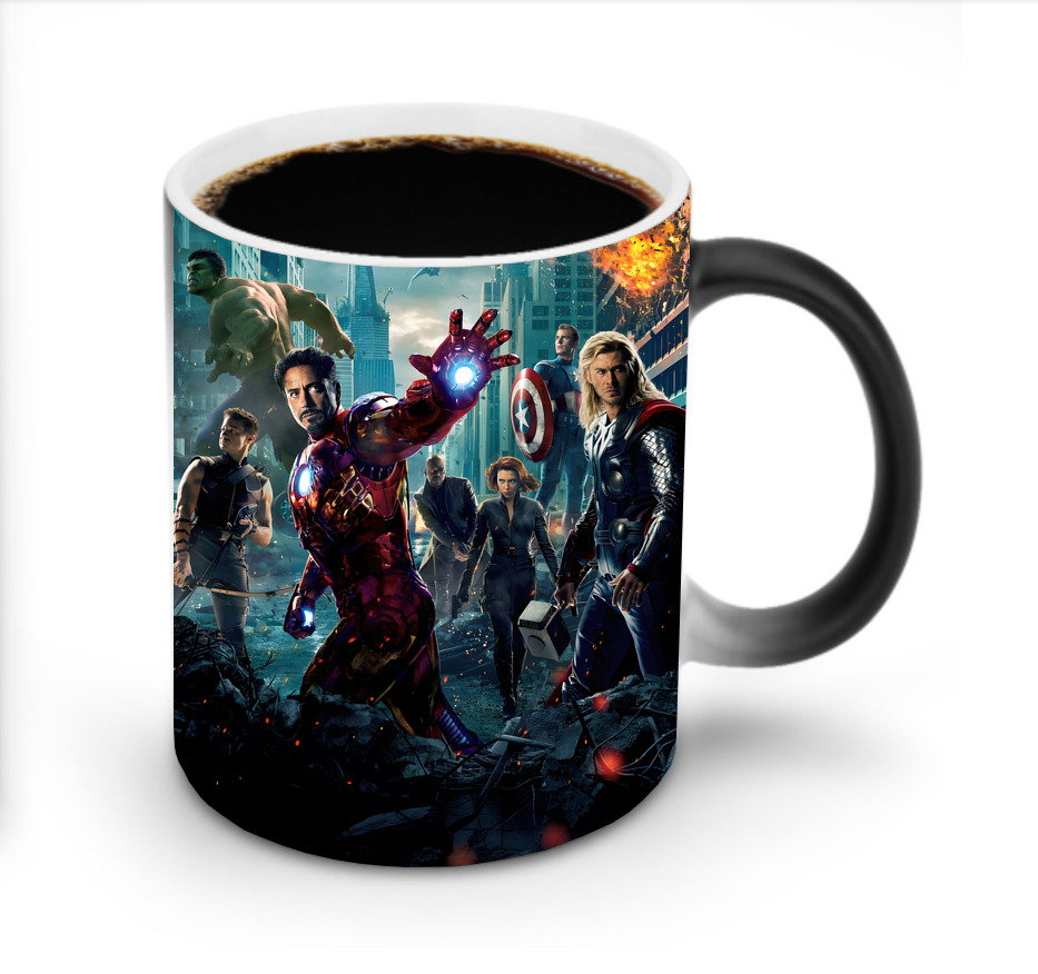 （画像用） アベンジャーズ The Avengers 温度変色マグカップ