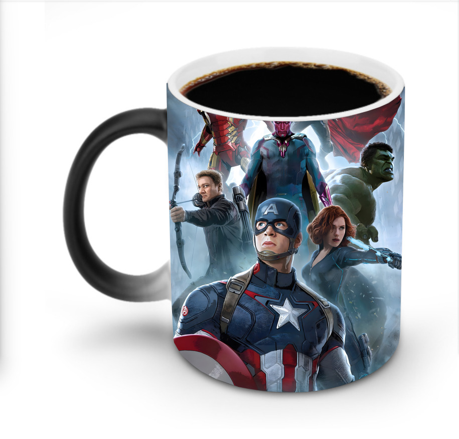 （画像用） アベンジャーズ The Avengers 温度変色マグカップ