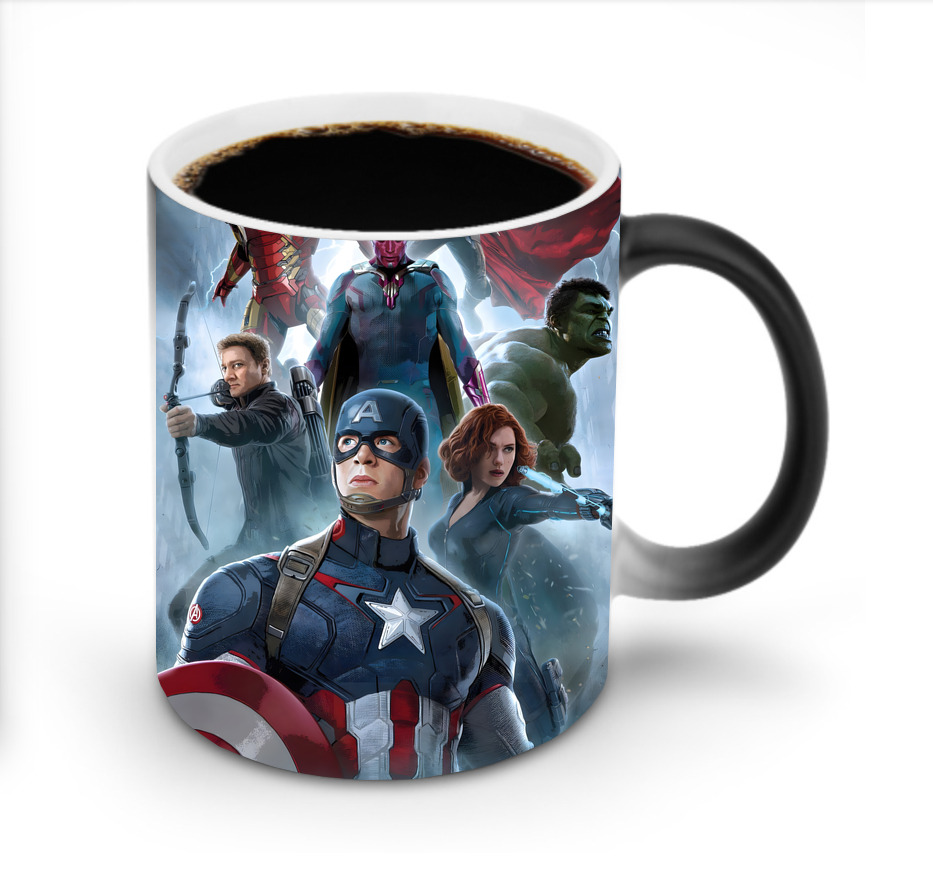 （画像用） アベンジャーズ The Avengers 温度変色マグカップ