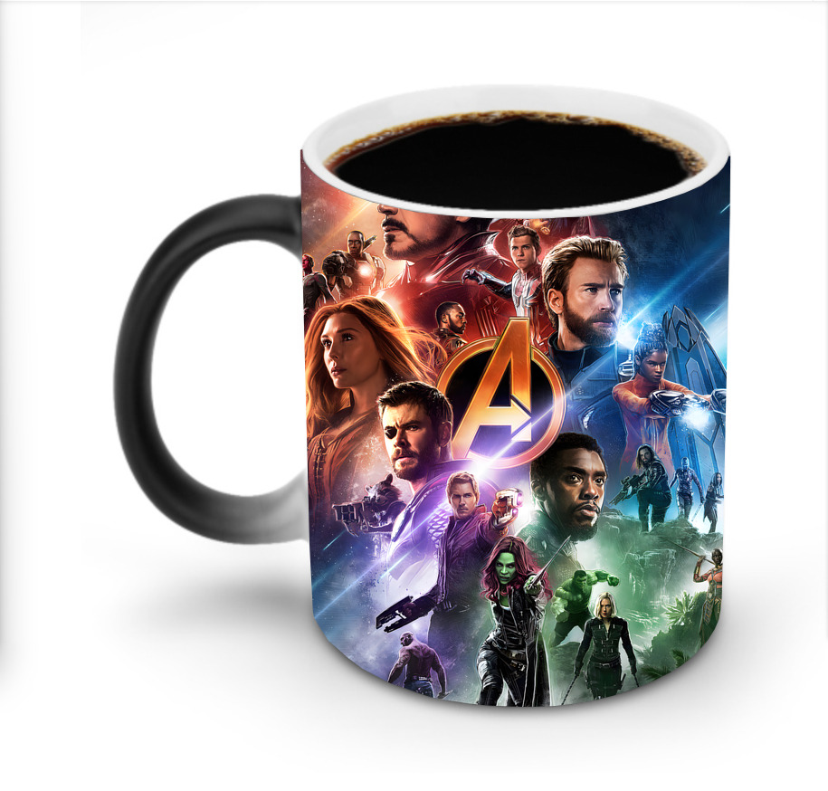 （画像用） アベンジャーズ The Avengers 温度変色マグカップ